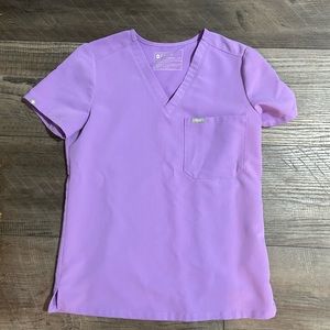 FIGS LILAC DAWN CATARINA TOP